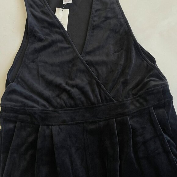Tea Collection Black Velvet Jumpsuit Pants Girls Size 14 - Picture 3 of 6